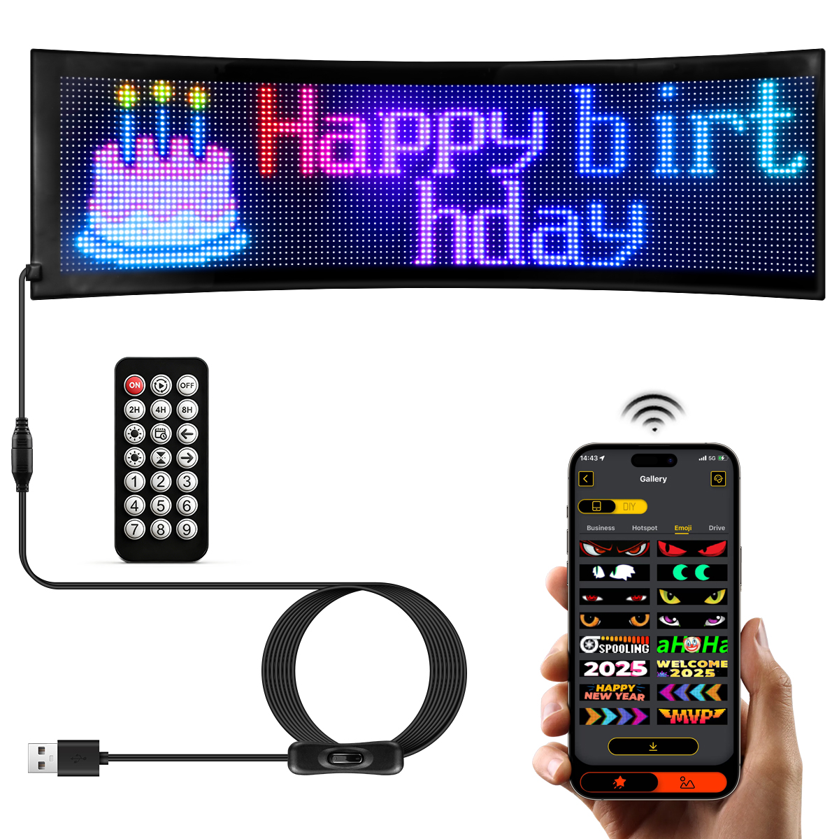 LED Car Sign Flexible LED Matr - Video Light Panel Led recensie en prijs