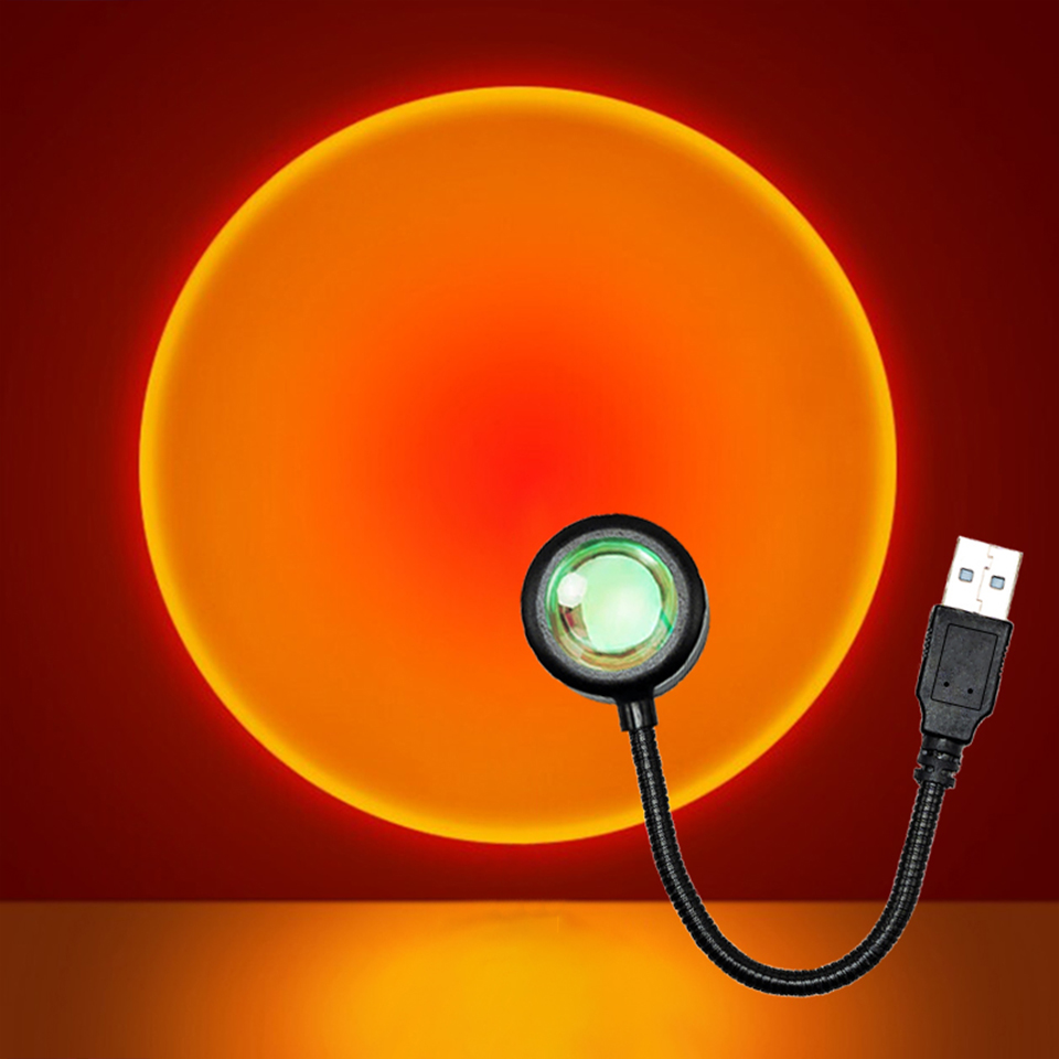 LED Sunset Lamp Nightlights US - Photography Lighting Diy recensie en prijs
