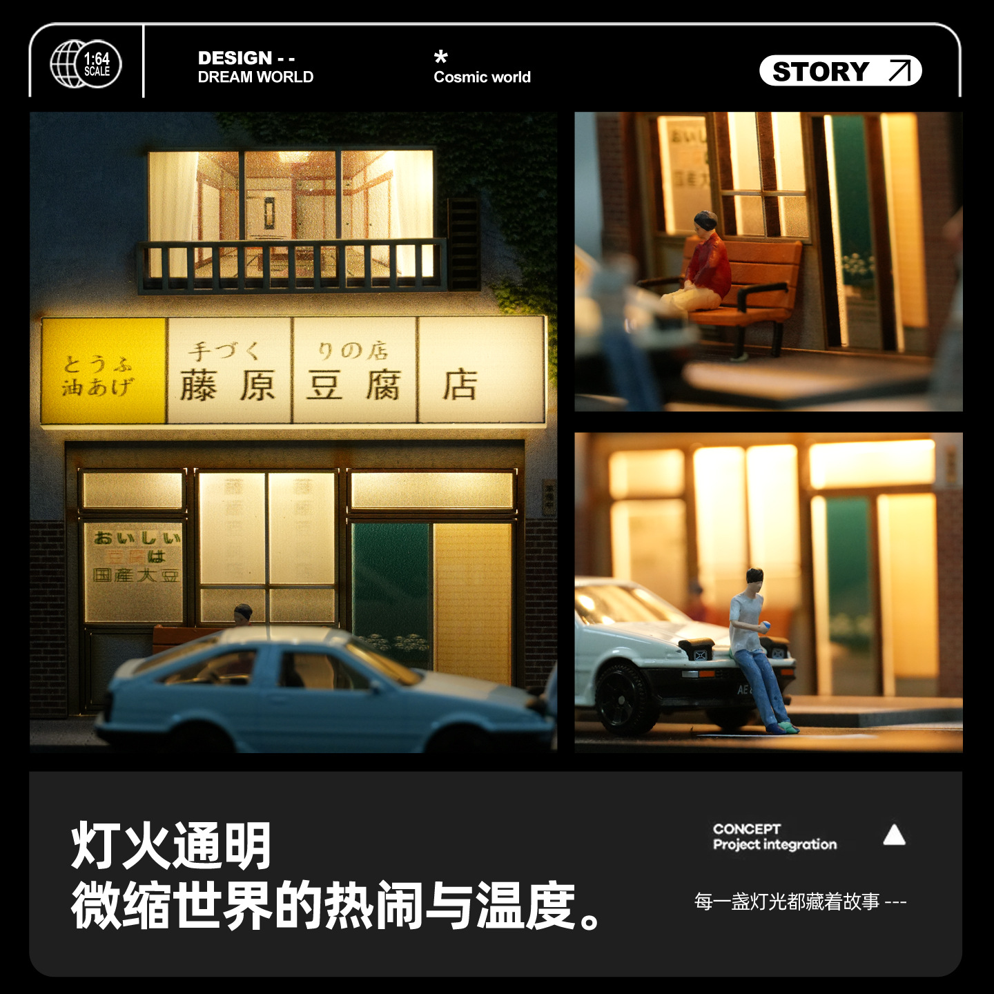1:64 Japanese Fujiwara Tofu Sh - Photography Lighting Simulator Free recensie en prijs