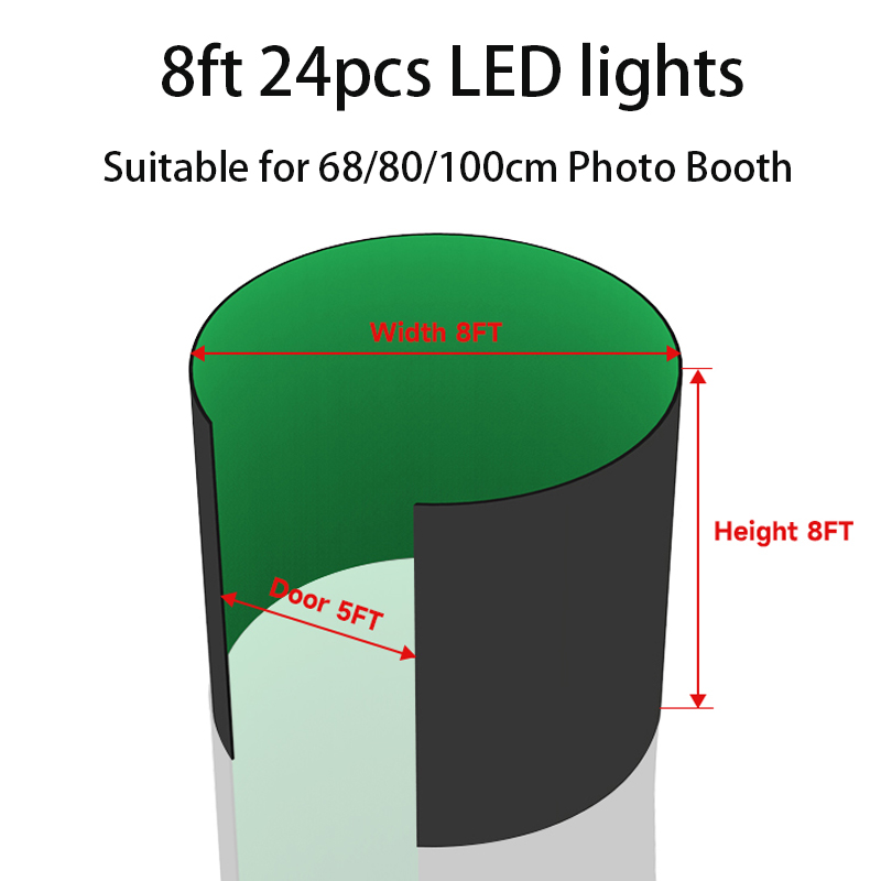 360 Photo Booth Enclosure Free - Photography Lighting And Backdrop Kits recensie en prijs