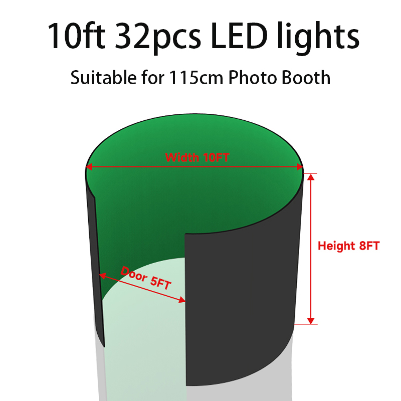 360 Photo Booth Enclosure Free - Photography Lighting And Backdrop Kits recensie en prijs