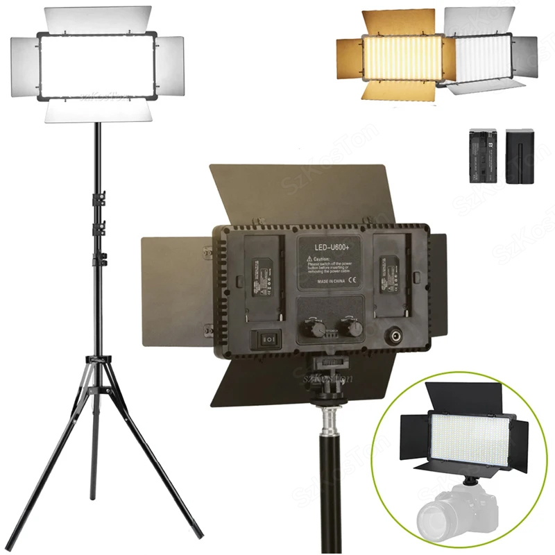 U800 U600 LED Photo Studio Vid - Video Light Panel Led recensie en prijs
